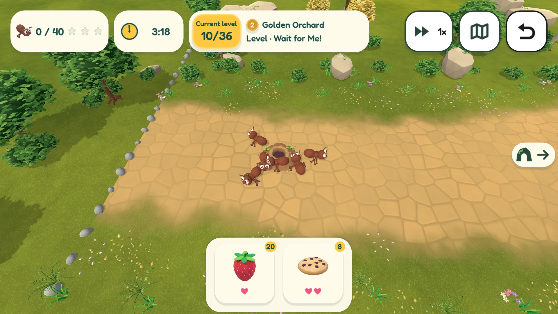 Captured in-game: Golden Orchard