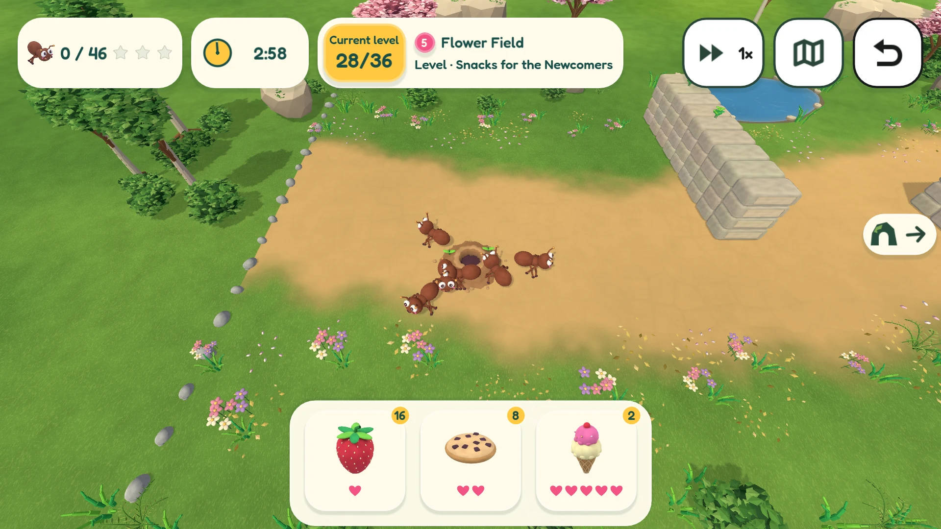 Captured in-game: Flower Field