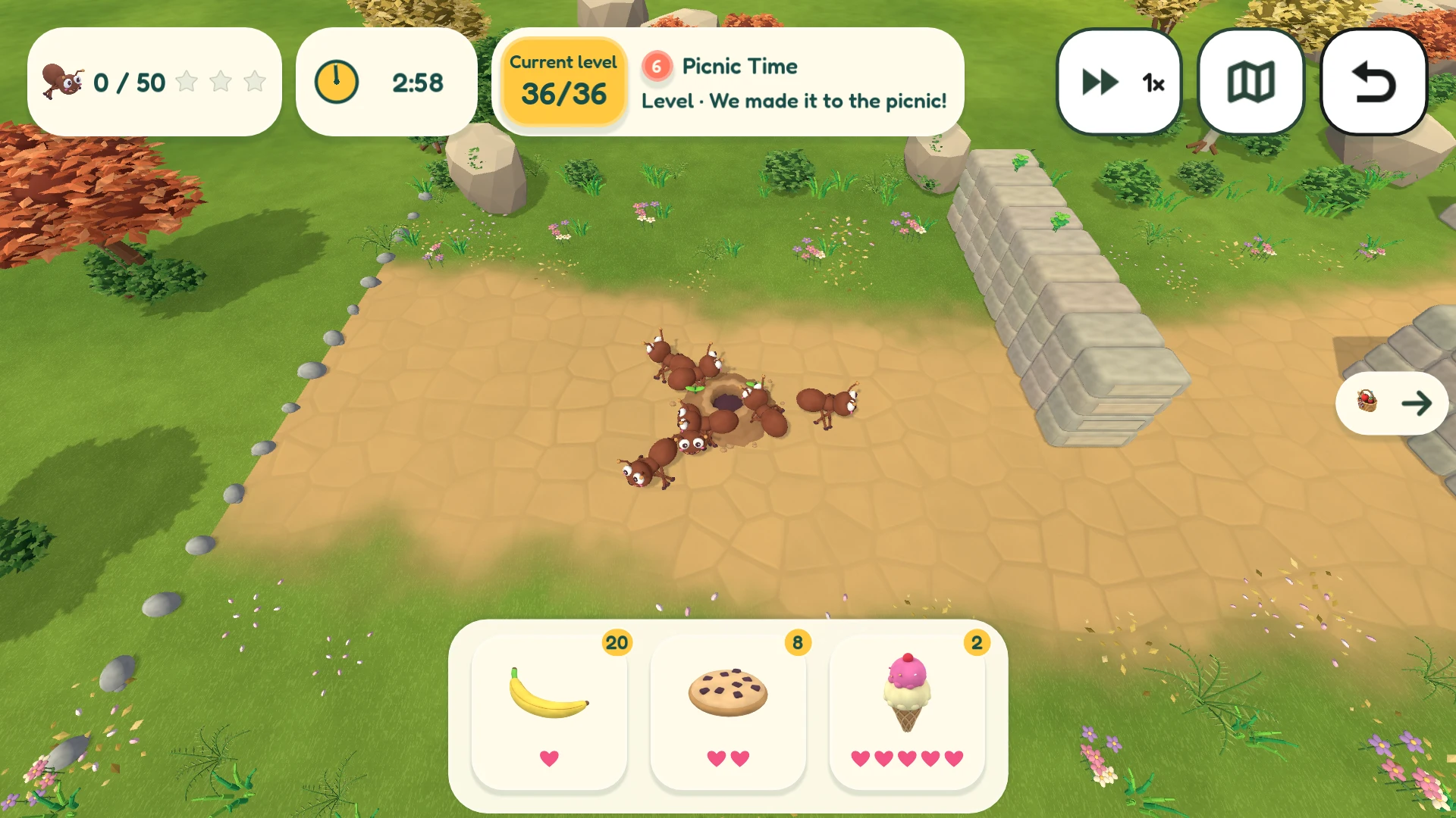 Captured in-game: Picnic Time